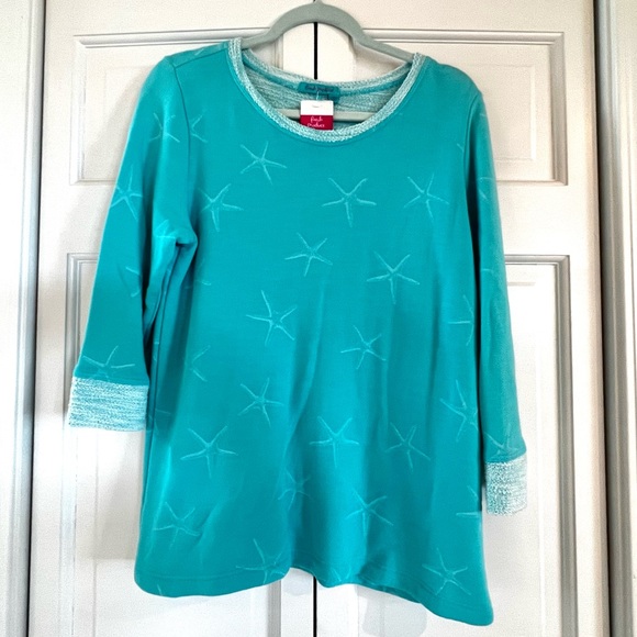 NWT Fresh Produce Sunset Sweatshirt Luna Sea Star - Picture 1 of 6